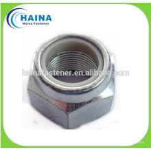 factory price DIN958 carbon Steel Nylon Locked Nut